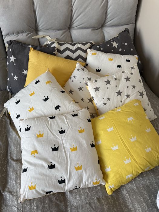 Подушки бортики на манеж