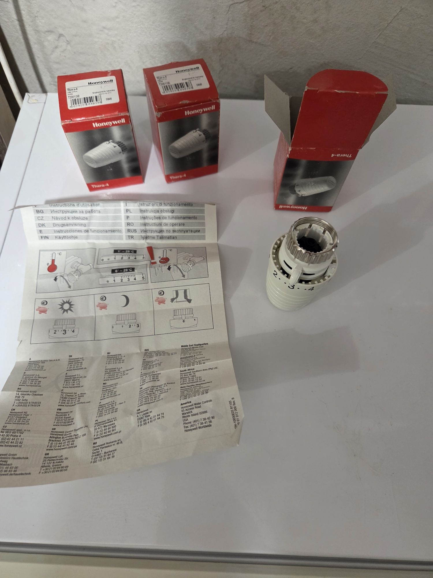 Термостатна глава Honeywell Thera 4 Classic