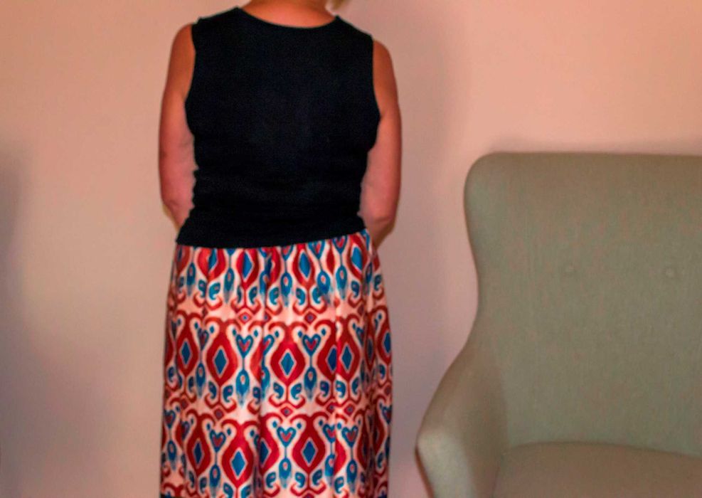 Fusta de vară, produs Italia, nepurtată