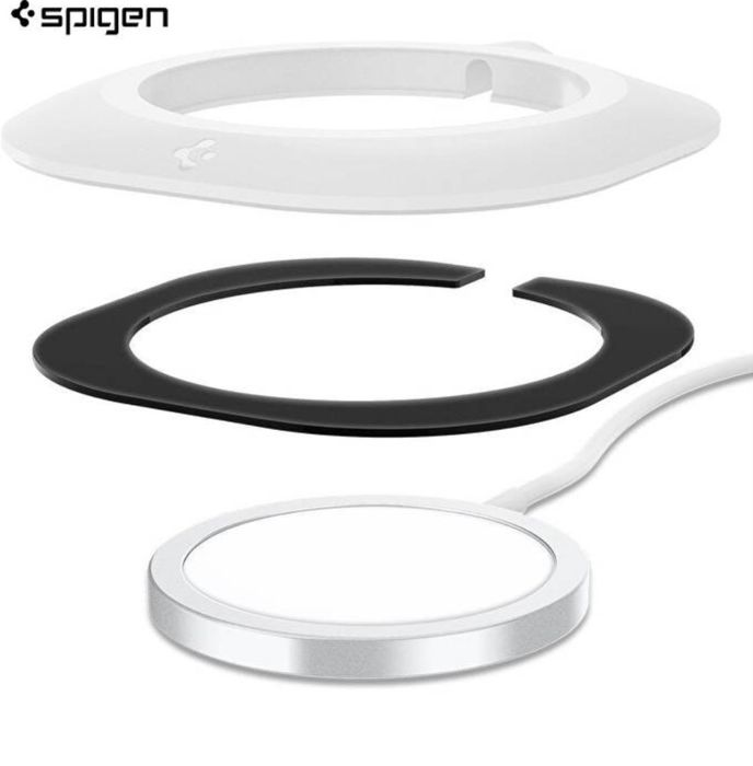 Husa incarcator MagSafe - Spigen MagFit White