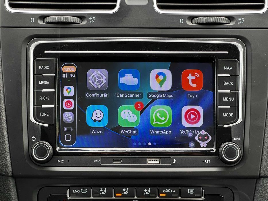 4G Carplay Skoda Octavia Fabia Superb Seat Leon Altea Toledo Navigatie