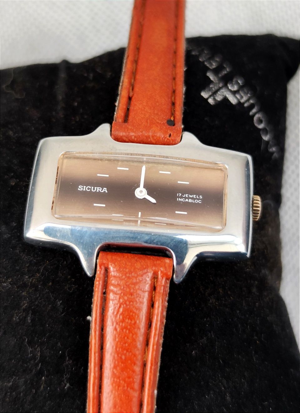 Vintage , ceas Sicura / Breitling jumbo, 37mm anii 70