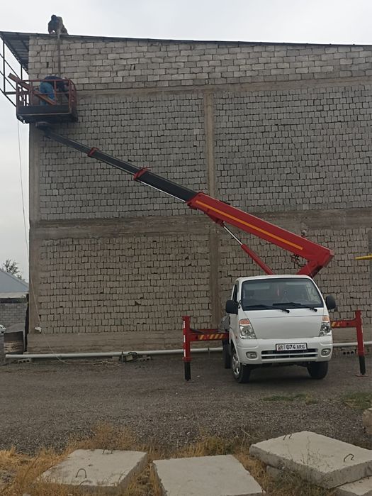 Услуги автовышка. 18-30 м длина. 24/7 5-этажный домдарға жетеді.