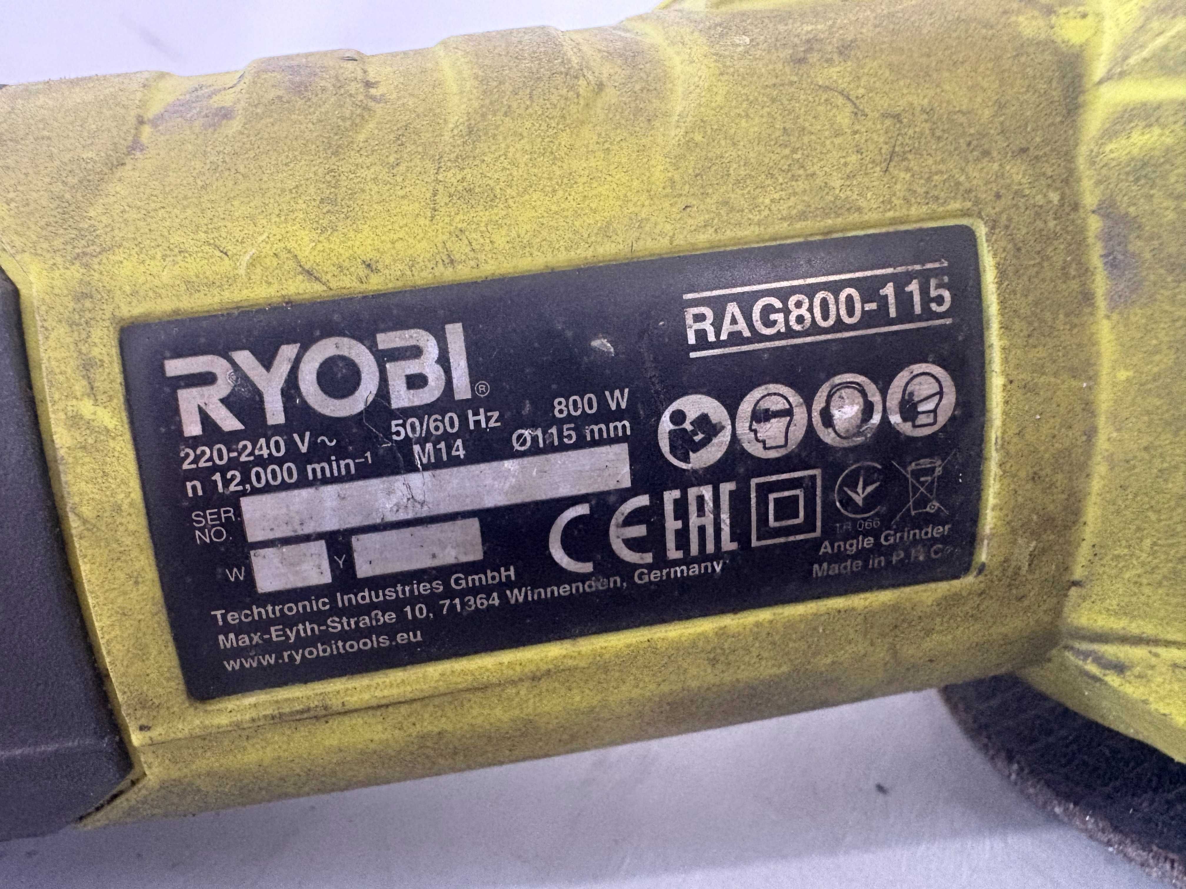 Ъглошлайф - Ryobi 800W