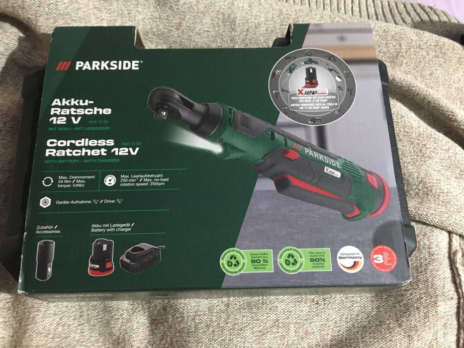 Antrenor cu clicket 12V parkside