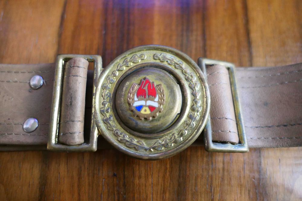 PAFTA Centura veche de PIONIERI Curea ROMANIA Retro Vintage