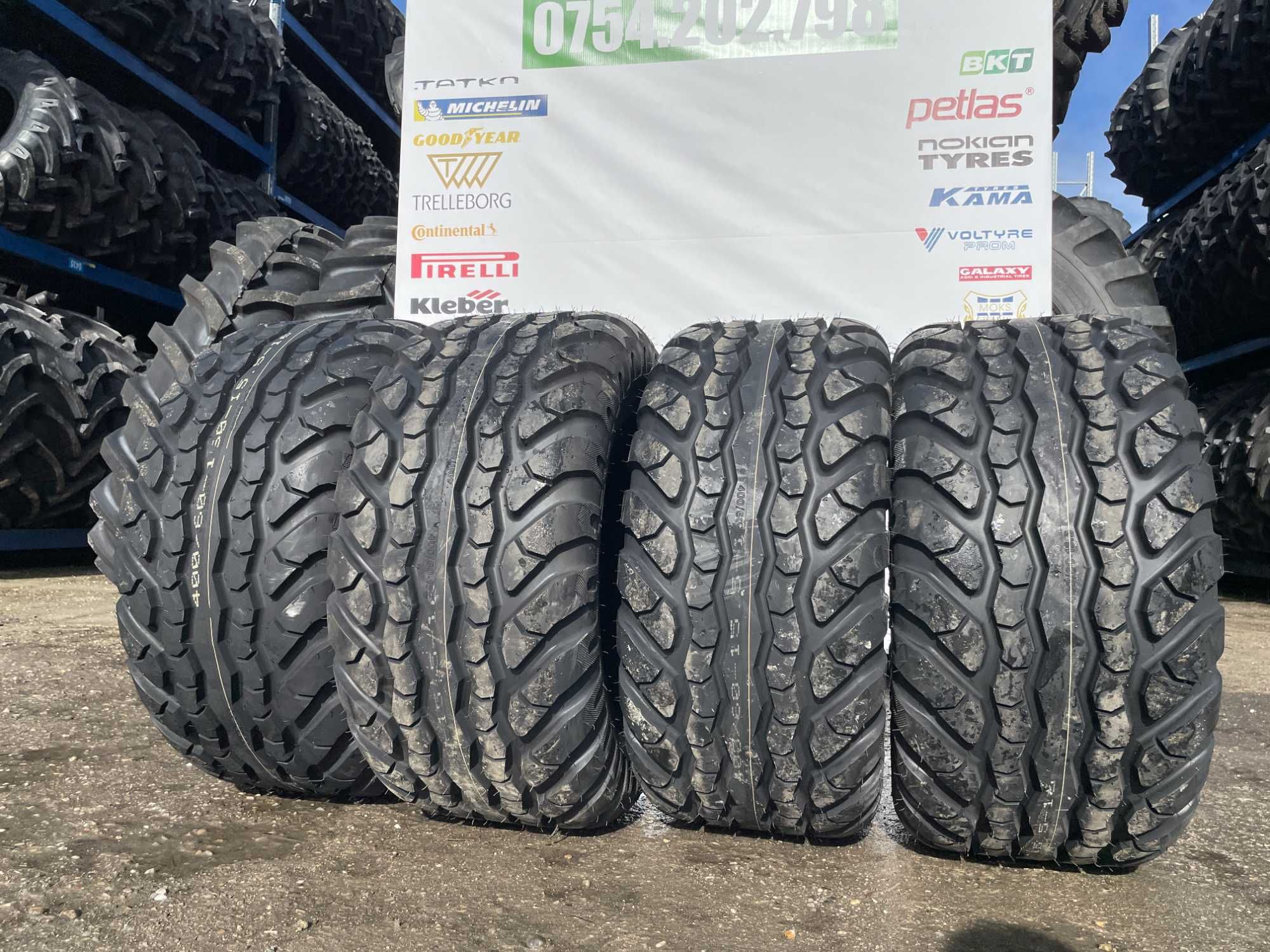 Anvelope noi 400/60-15.5 cu 16 pliuri radiale ROADMILE pt remorca