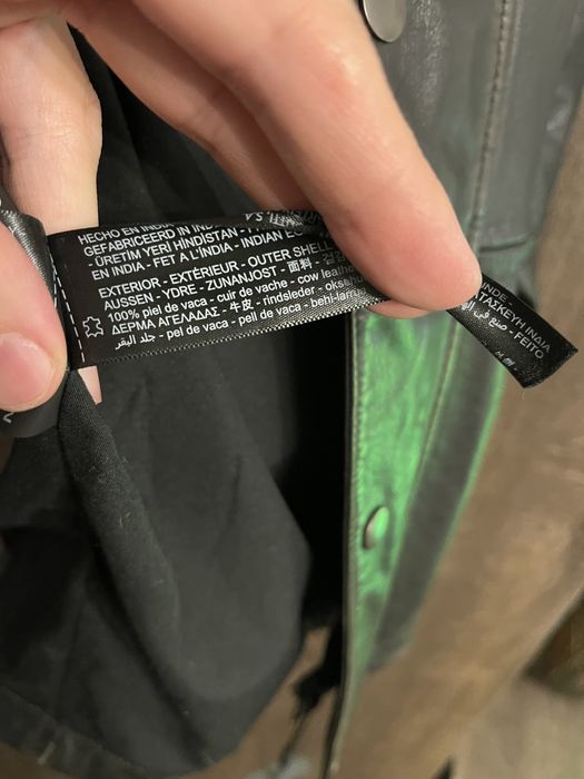 geaca piele Massimo Dutti