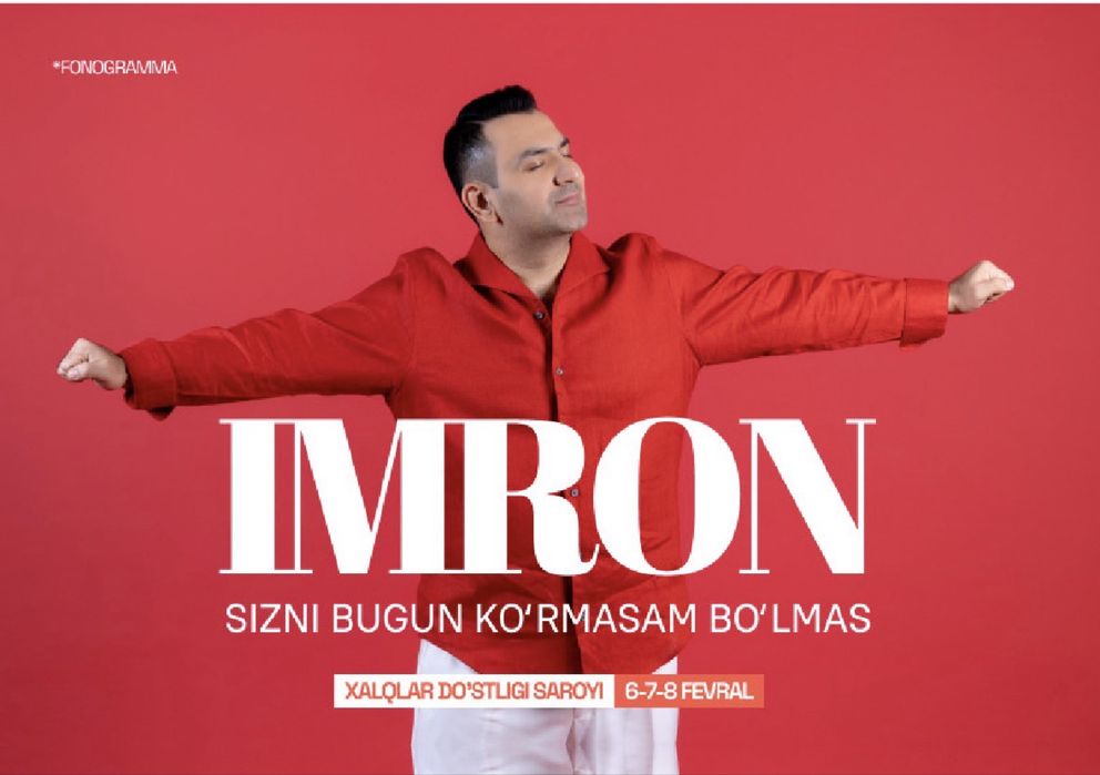 Barcha kansertlaga bilet bor