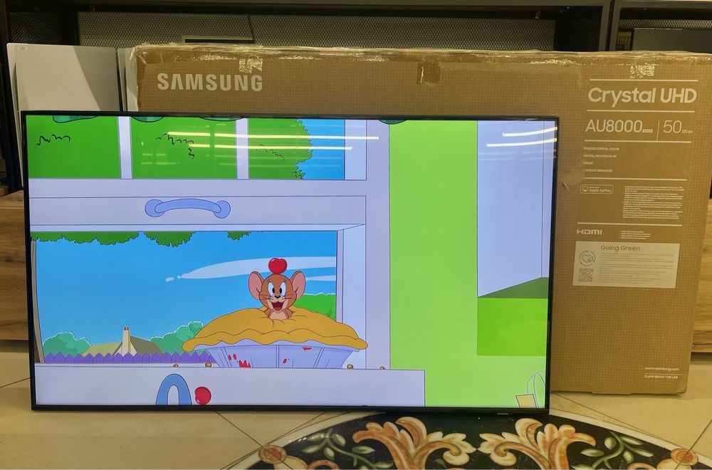 Смарт Телевизор Samsung UE50AU8000U, 3840х2160 4K UHD, 8192/A10