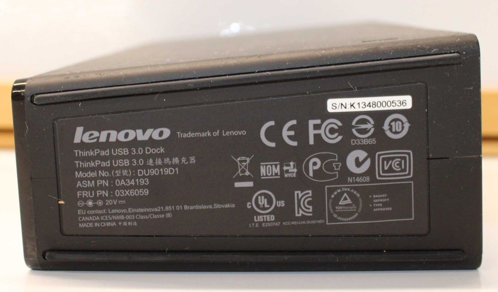 Докинг станция Lenovo ThinkPad USB 3.0