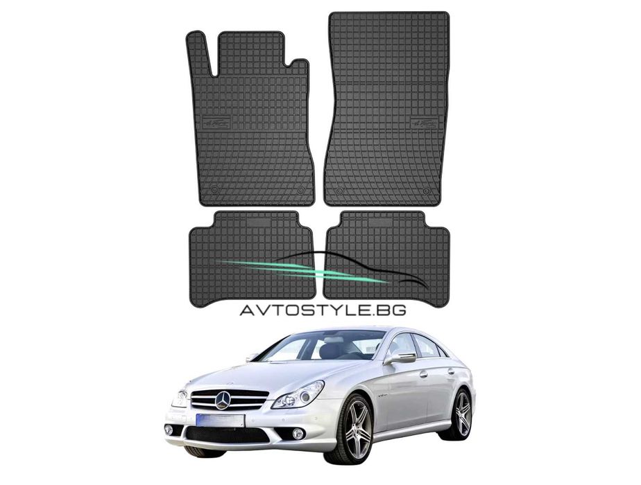 Гумени стелки за Mercedes CLS C219 ,2004-2010 г., Frogum - El Toro