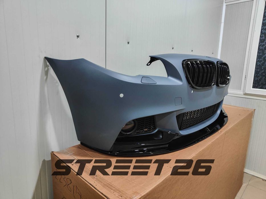 Bara fata M BMW F10 F11 (2010-2013) pre-LCI cu grile duble si lip