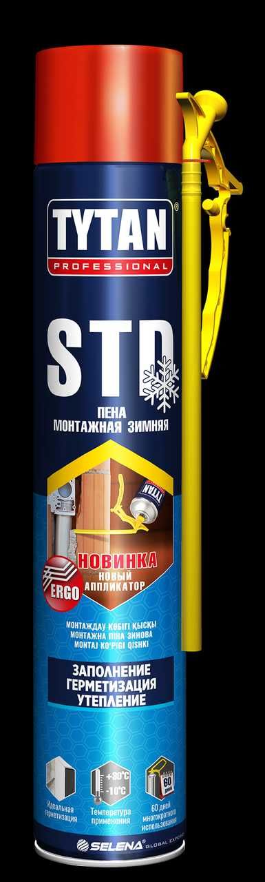 TYTAN зимняя пена монтажная, СТД О2, 750 мл, TYTAN Professional STD O2