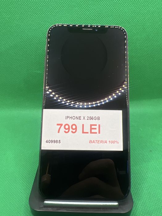 Iphone X 256GB, bateria 100%, Lazar Amanet Crangasi, 4099