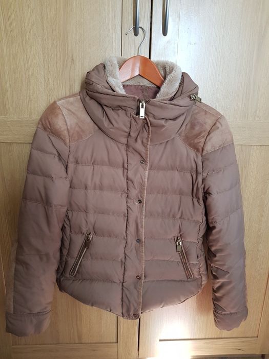 Geacă damă, Zara, iarnă, interior puf, mărimea L/ 44