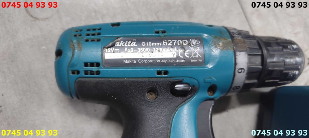 filetanta bormasina makita 6270D functionala incarcator acumulato slab