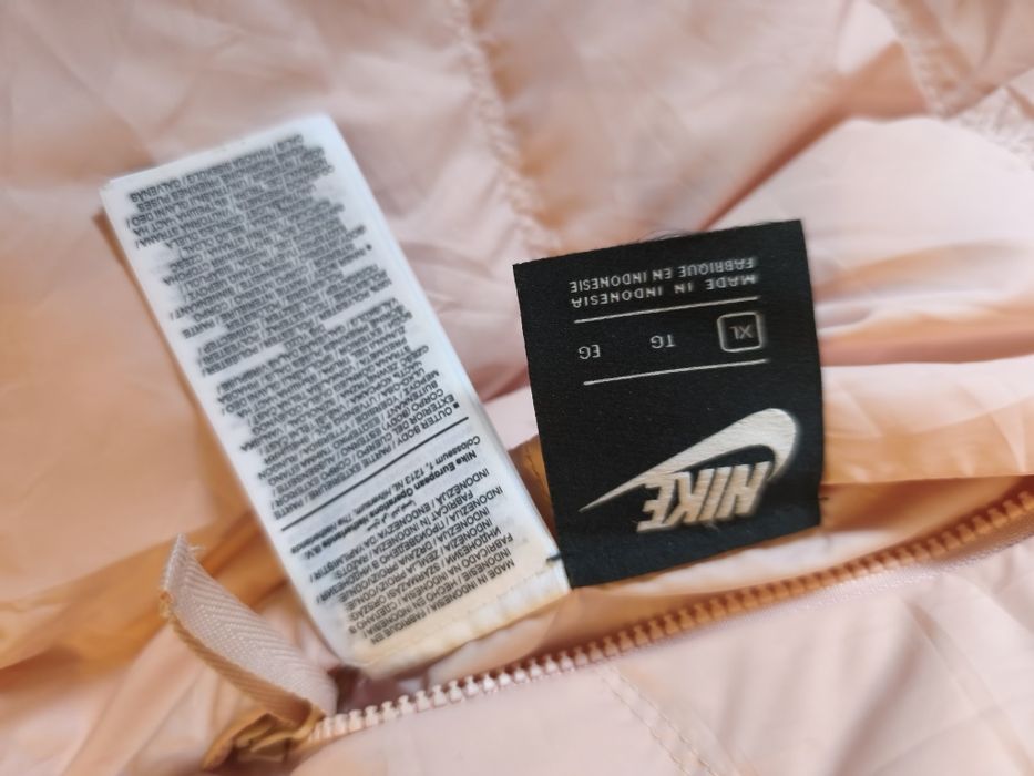 Двулицево дамско яке естествен пух  Nike p-p XL