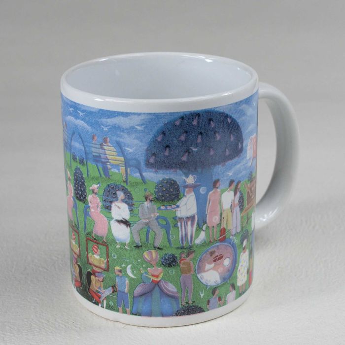 Cana ceai/cafea porțelan picturi Armando Torres/Texas with love