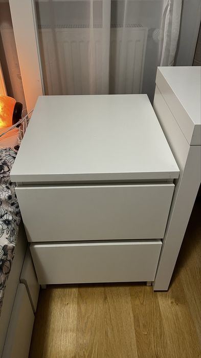 Comoda MALM alb mat IKEA
