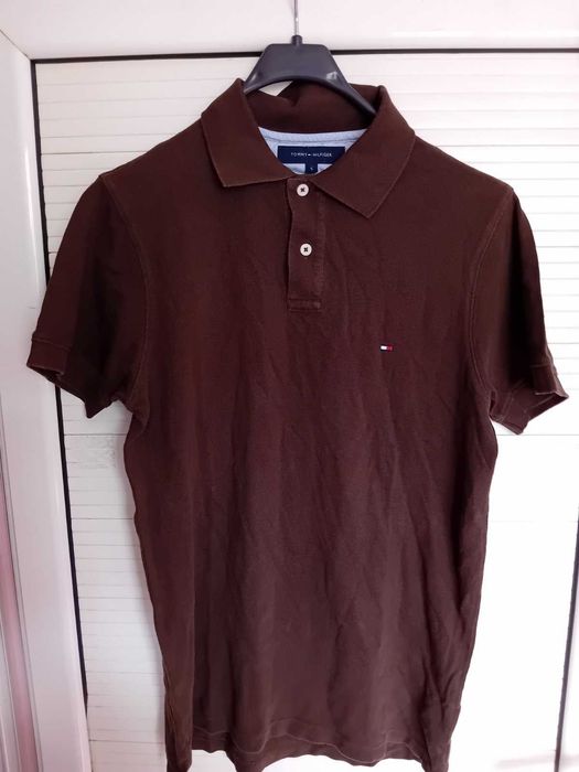 Оригинална фланелка с яка Tommy Hilfiger