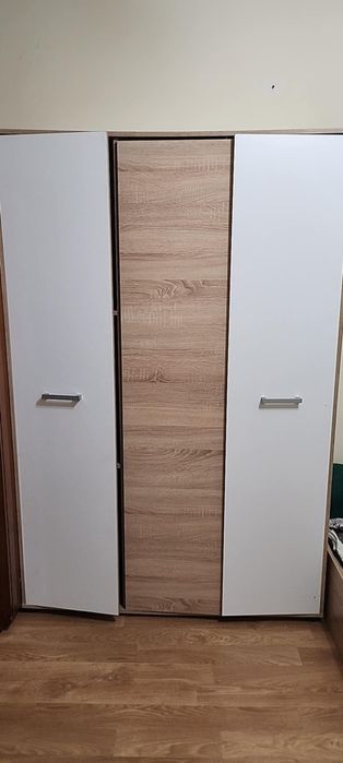 Mobila dormitor sonoma alb