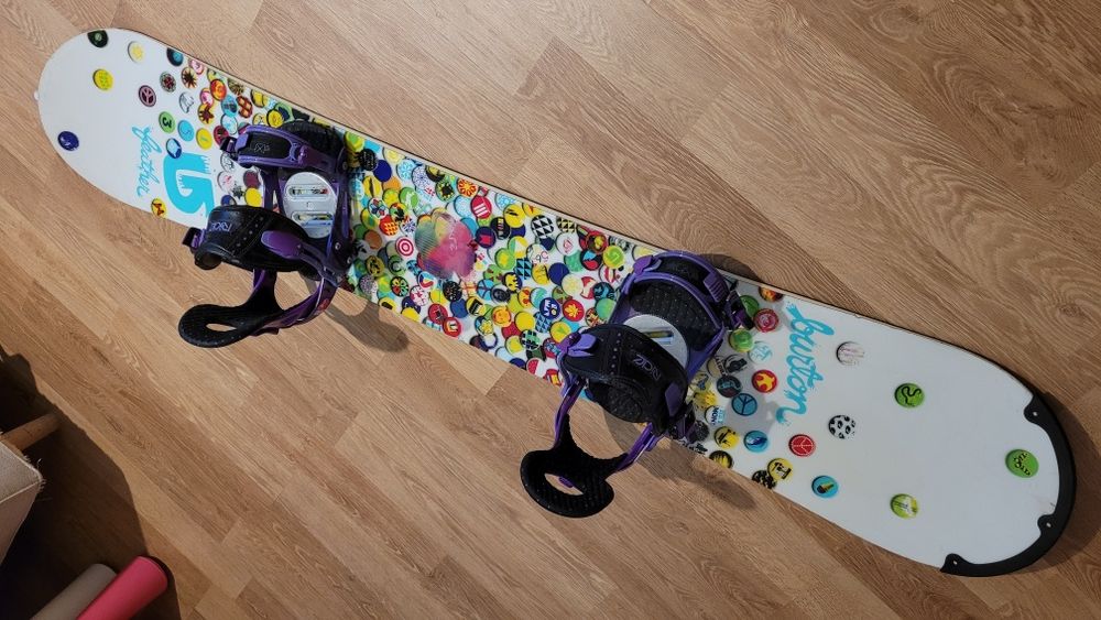 Placa snowboard Burton 153 cu legături RIDE