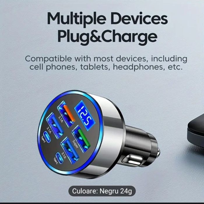 Incarcator rapid pentru masina cu afisaj digital