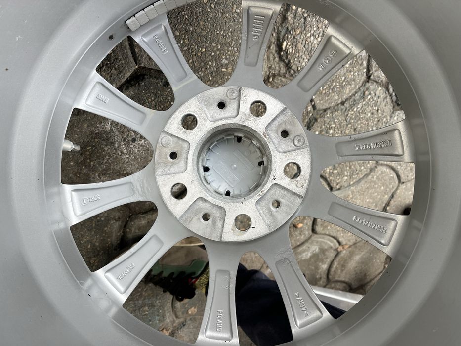 Jante aliaj 5x120mm, anvelope iarna, 225/55 R17, BMW F10, F11, E60
