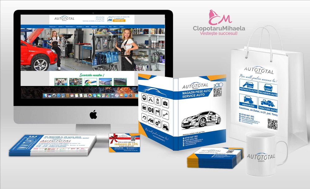 Servicii de design, web și producție publicitară.