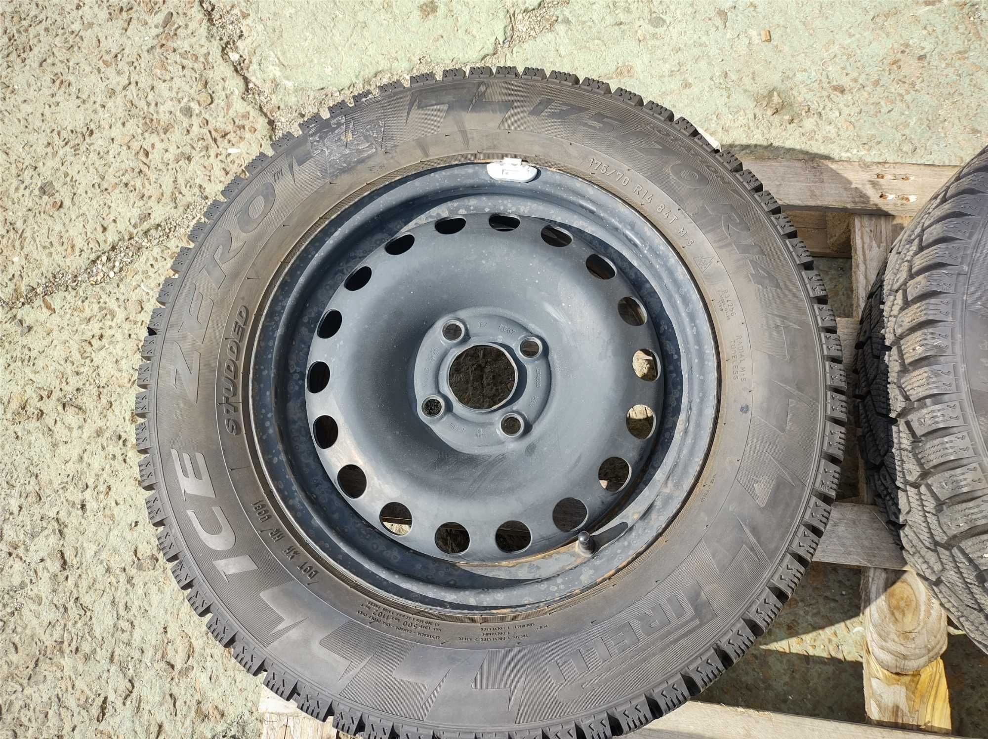 14 джанти 5х100 VolksWagen POLO 5J et35 Pirelli 175/70/14 2020г 7/9мм