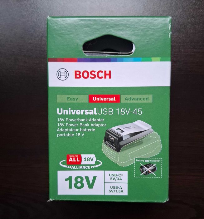 Bosch USB адаптер за батерия 18V