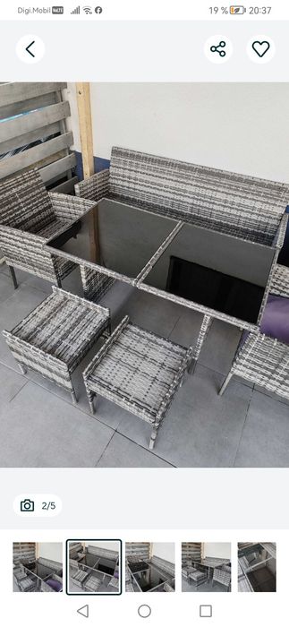 Set ratan pentru terasa