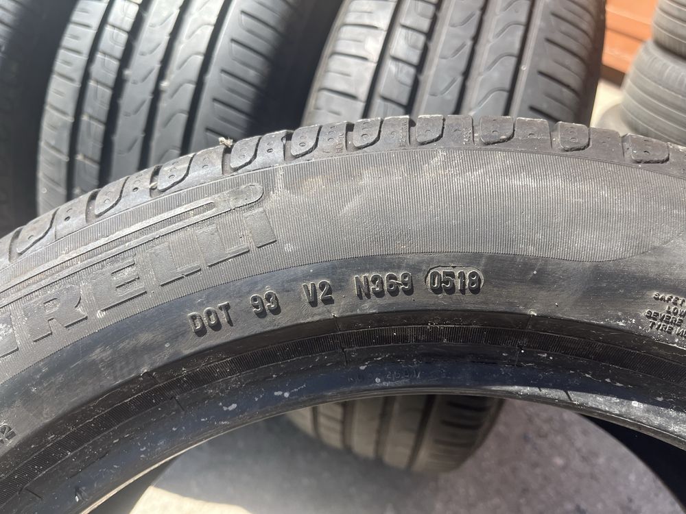 4 бр. летни гуми 225/50/18 Pirelli DOT 0518 6-6,5 mm