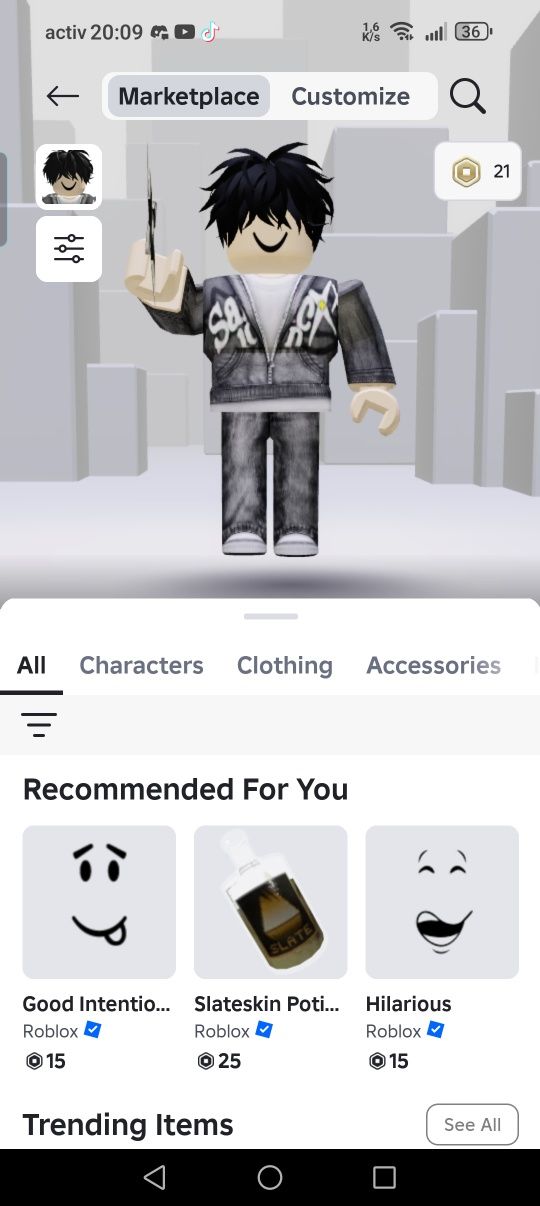 Продаю Аккаунт в roblox