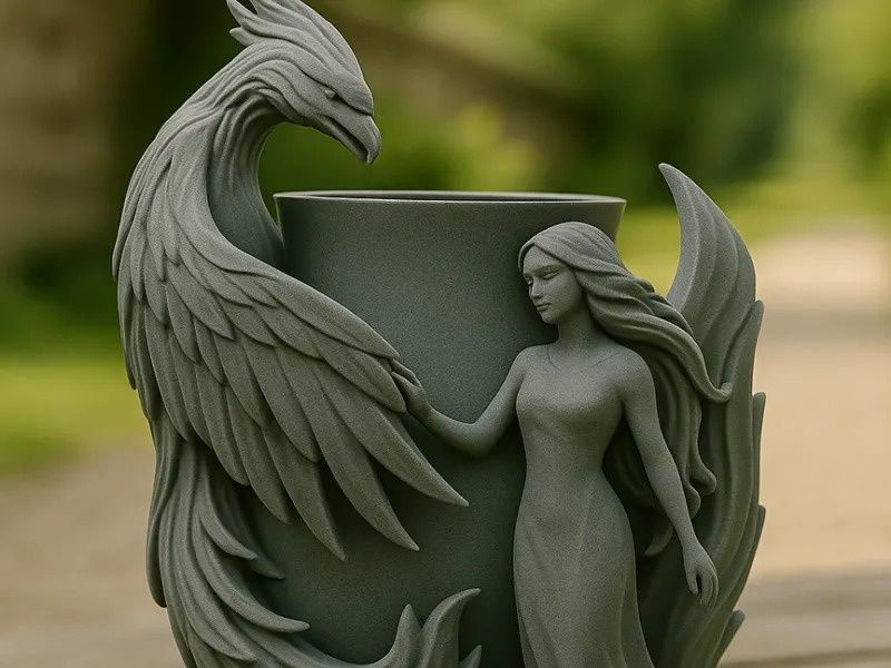 Vază/Ghiveci decorativ 3D - Design unic, ajustabil pe comandă!