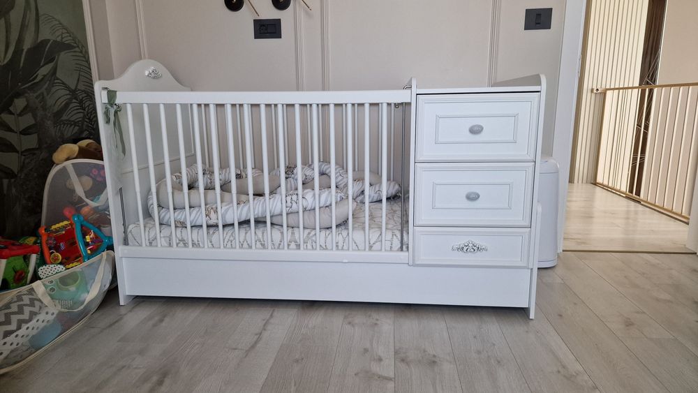 Patut bebe convertibil + saltea bonus gratuit