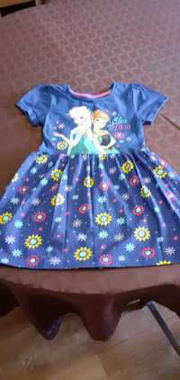 Детска лятна рокличка за 4 до 6 годишно момиченце