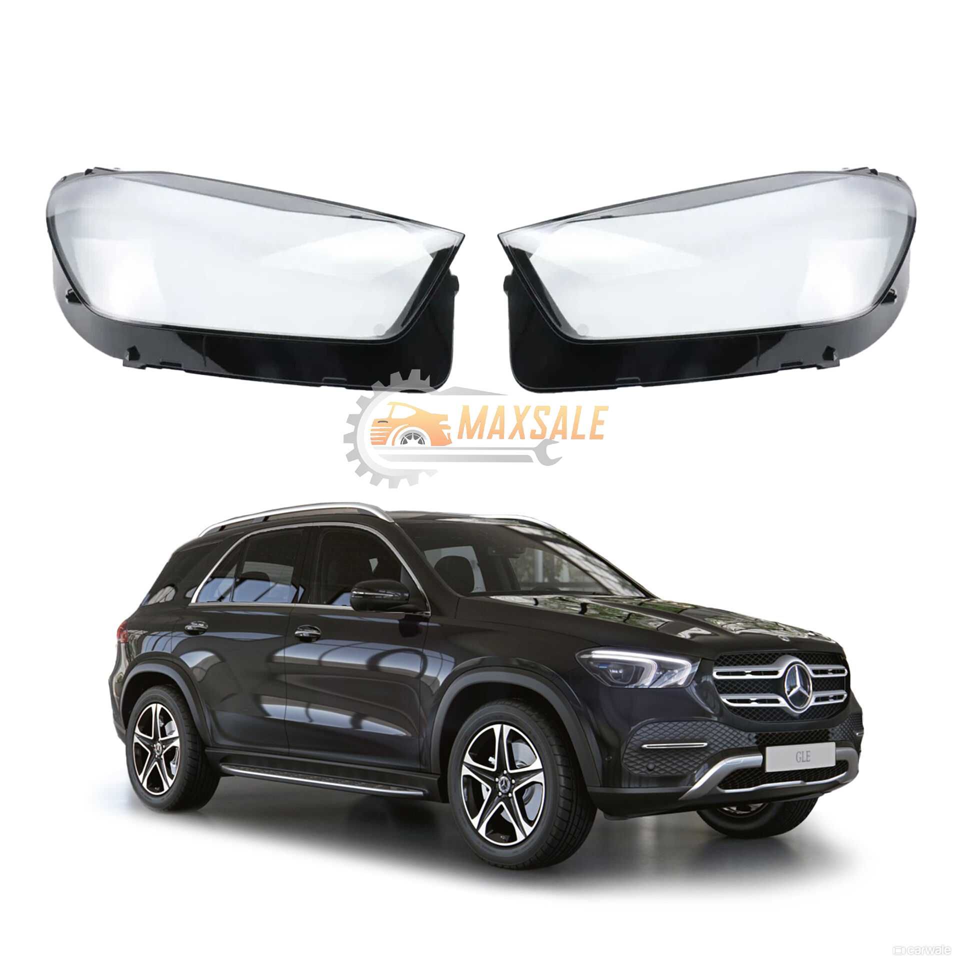Капаци фарове Mercedes 167 GLE300 GLE350 (18-21) фар Мерцедес комплект