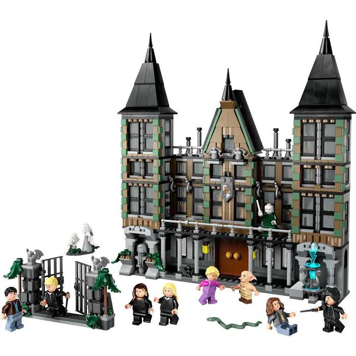 Lego Harry Potter - Оливандър и дрехи от мадам Молкин; Имението Малфой