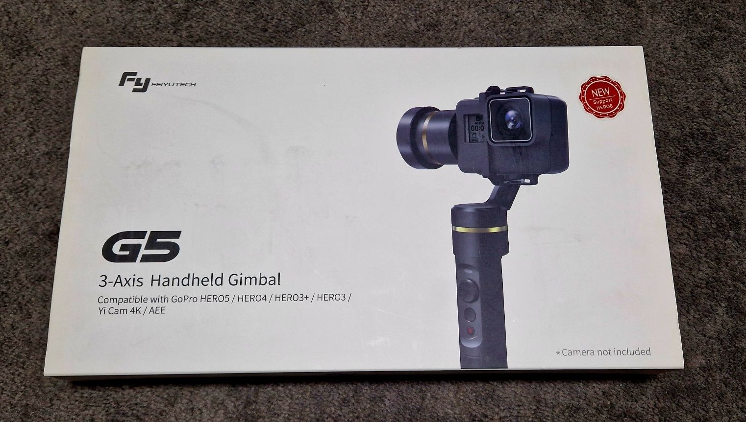 Stabilizator gimbal Feiyu Tech G5, 3 axe rotație pt GoPro și similare