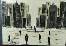 Tablou peisaj urban