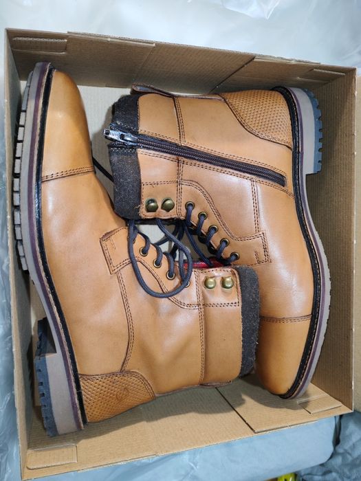 Удобни мъжки боти от естествена кожа Paul Vesterbro №44