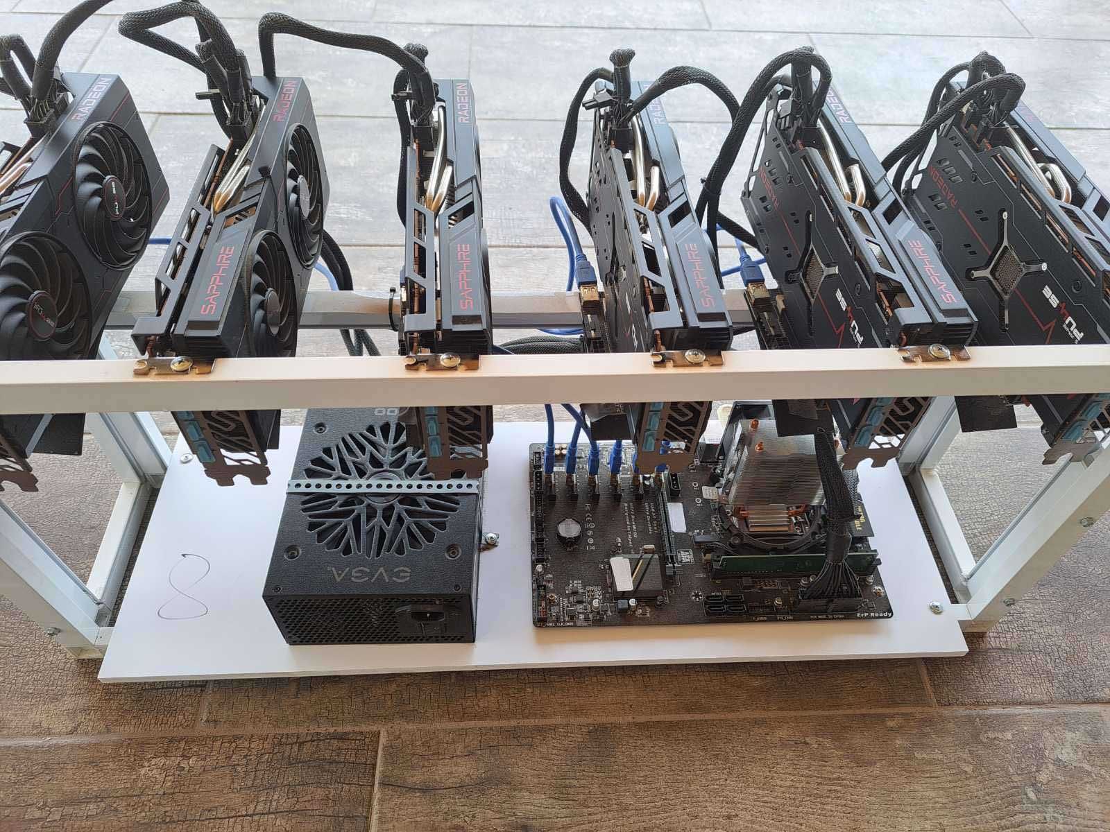 Mining Rig/Копачка Amd Radeon R× 6700xt Pulse 3300 лв.