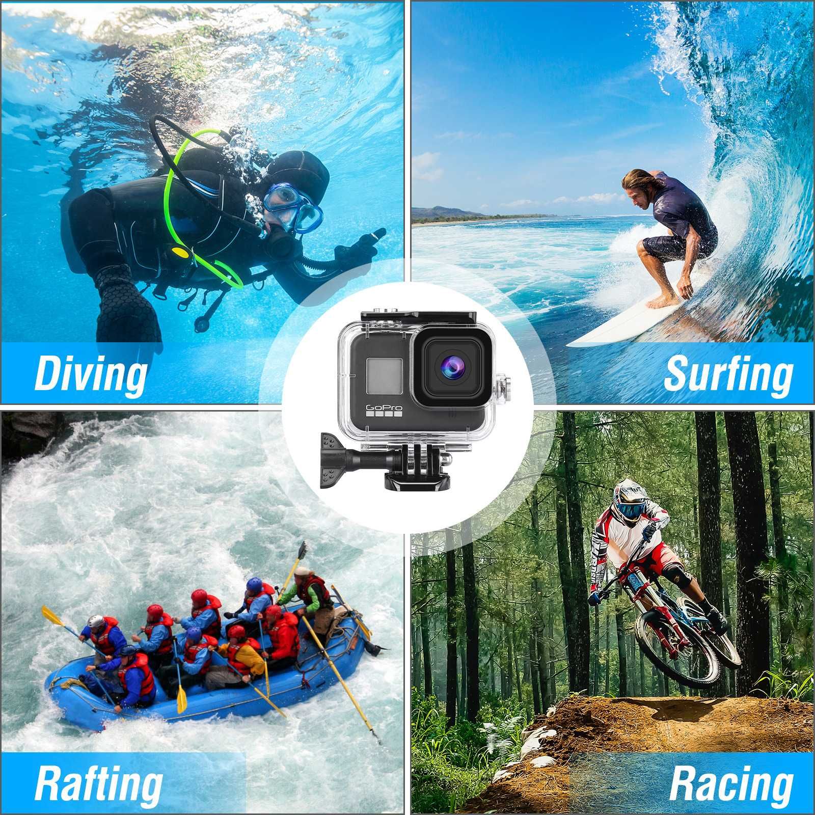 Carcasa subacvatica waterproof camera actiune GoPro Hero 8 Black
