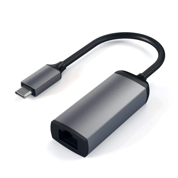 SATECHI Адаптер USB-C на гигабитный Ethernet ST-TCEN, Space Gray