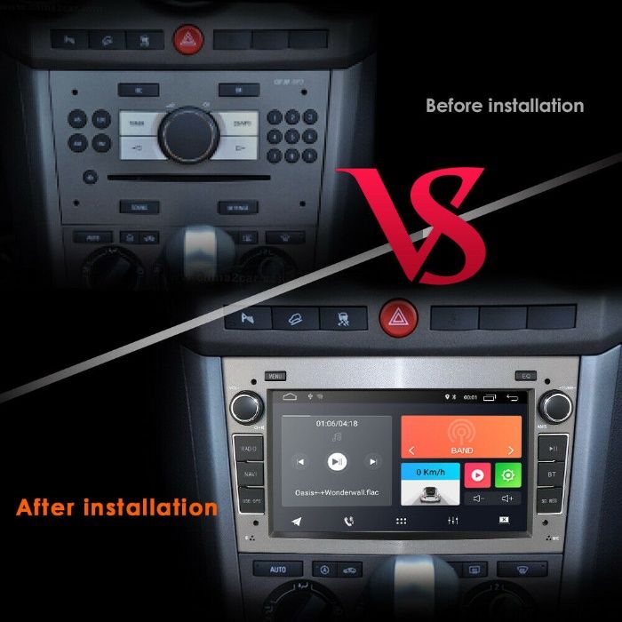 Navigatie Android Opel Astra H Vectra C Corsa D Zafira CARPLAY 1-8GB