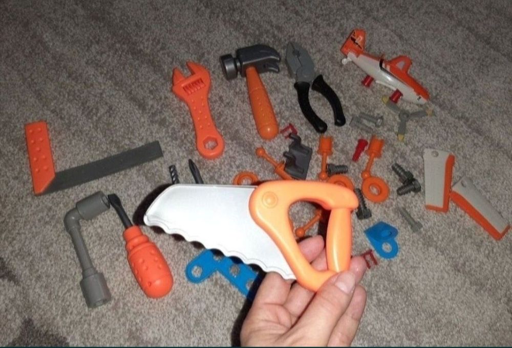 Unelte/scule Smoby + avion Planes.