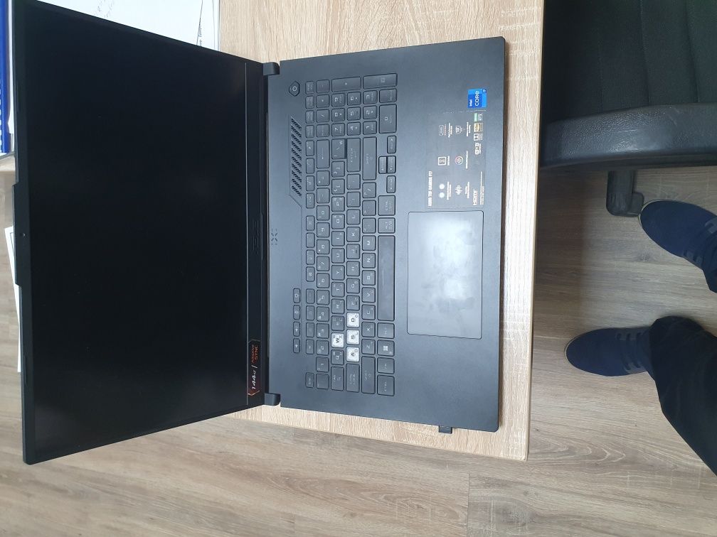 Asus Tuf gem holati idela  ssd 512 rtx 3050