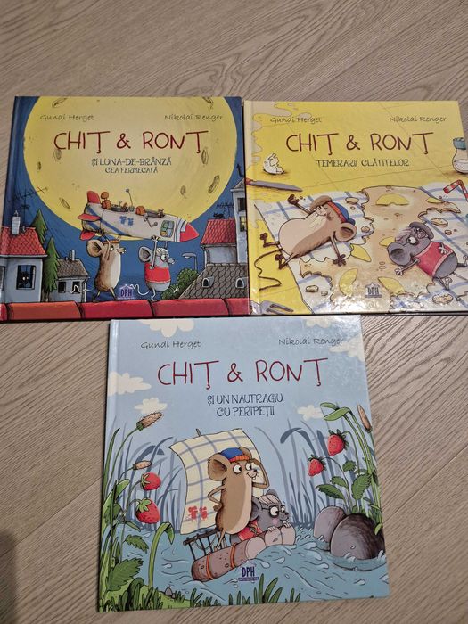 Set 3 carti Chit si Ront